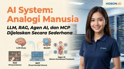 AI System: Analogi Manusia (LLM, RAG, Agen AI, dan MCP Dijelaskan Secara Sederhana)