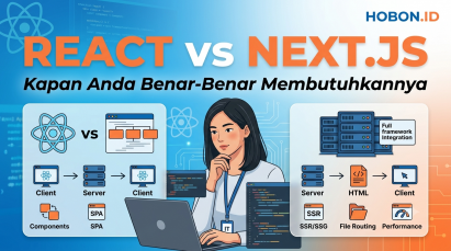 React vs Next.js Kapan Anda Benar Benar Membutuhkannya